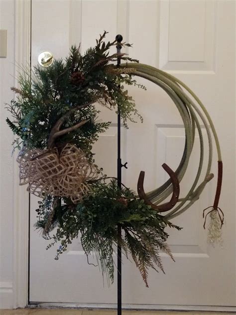 Lariat Rope Wreath Wreaths Western Wreaths Horse Wreaths
