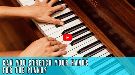If you are in the habit of looking at your hands a lot of the time, a simple technique to break this habit is to place an a4 size book or piece of cardboard over your. Can You Stretch Your Hands for the Piano? - YouTube
