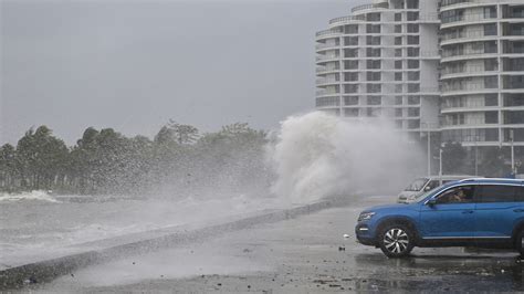 Typhoon Kompasu Lands In S Chinas Hainan Cgtn