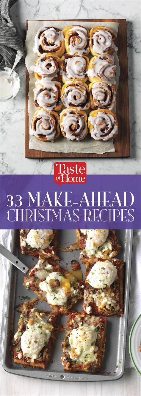 These stuffings, sauces, sides and desserts can be prepared in advance, then kept in the fridge or freezer. 33 Very Merry Make-Ahead Christmas Recipes | Christmas ...
