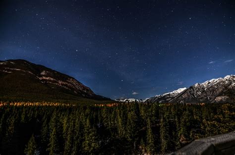 Starry Night In Banff Ab Canada Photorator