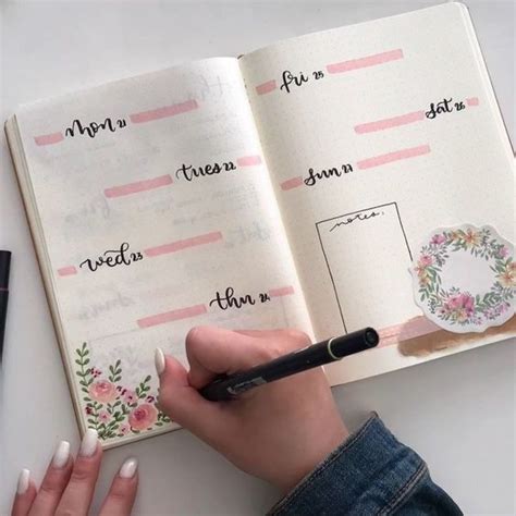 Bullet Journal Weekly Spread 45 Various Layouts Simple Life Of A Lady