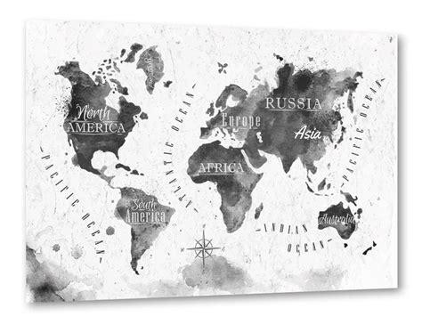 Das tolle an diesem stil ist, dass die world map in jeden innenraum und zu jeder einrichtung passt ohne mit zu viele farben überladen zu wirken. Tinte Weltkarte Schwarz-Weiß