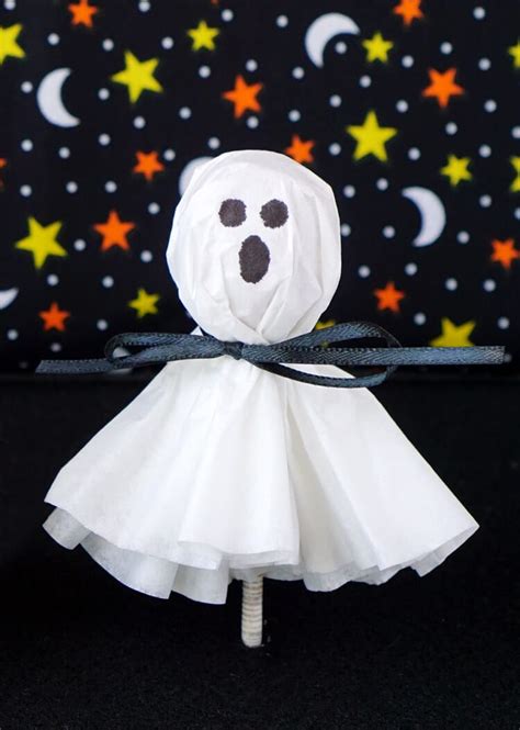 20 Best Cute Halloween Ghost Crafts For Kids This Tiny Blue House