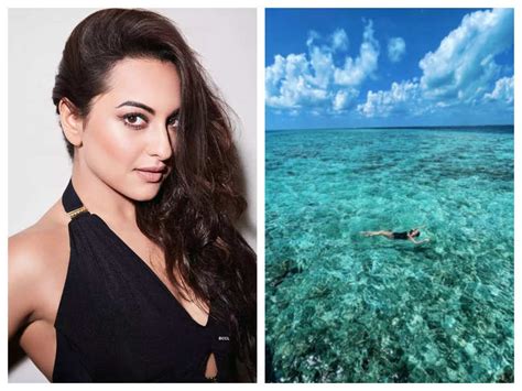 Sonakshi Sinha Calls Herself Queen Of Water As She Shares A Picture From Her Beach Vacation