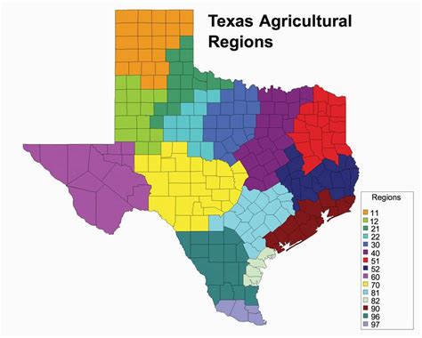 Texas Map Of Regions