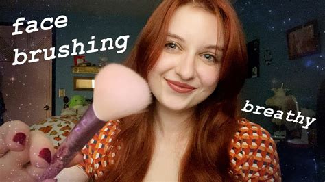 Asmr Slow And Gentle Face Brushing And Breathy Up Close Whispers With Positive Affirmations