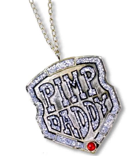 Rapper Kette Mit Medalion Pimp Daddy Zuhälter Halskette Für Pimps Und