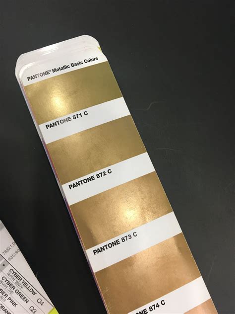 Gold Metallic Color Chart