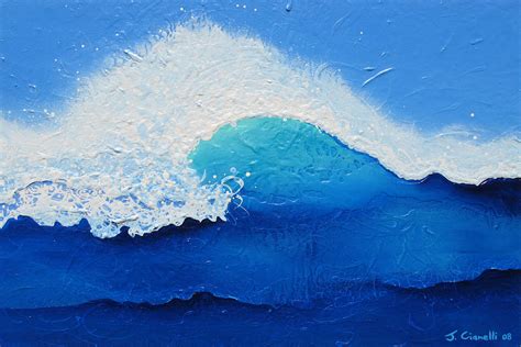 Spiral Wave Painting By Jaison Cianelli