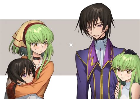 C C And Lelouch Vi Britannia Code Geass And 1 More Drawn By Creayus