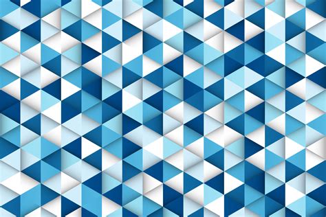 Download Geometry Pattern Blue Abstract Triangle 4k Ultra Hd Wallpaper