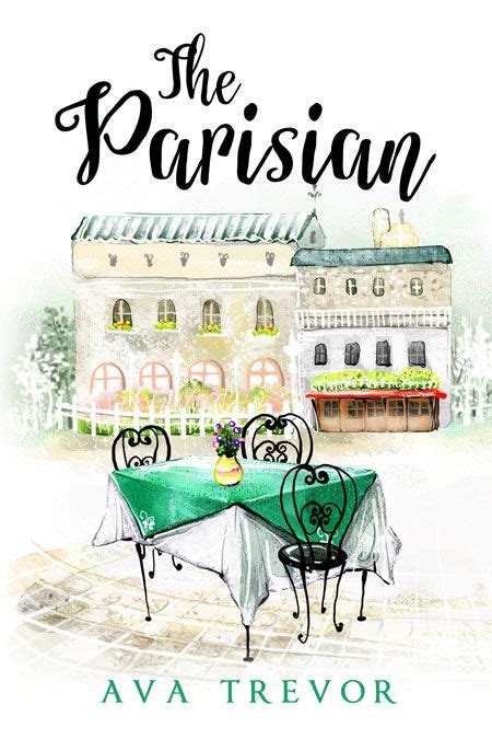 The Parisian Illustrated Chick Lit Book Cover For Sale