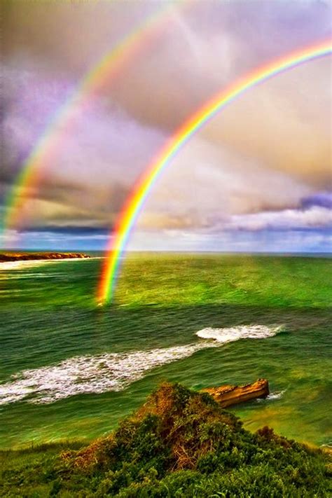 Double Rainbows Stunning Nature