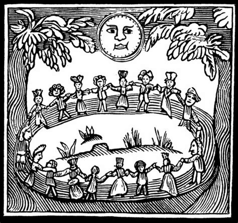 Medieval Woodcuts For Every Occasion Friendship Circle Of Witches