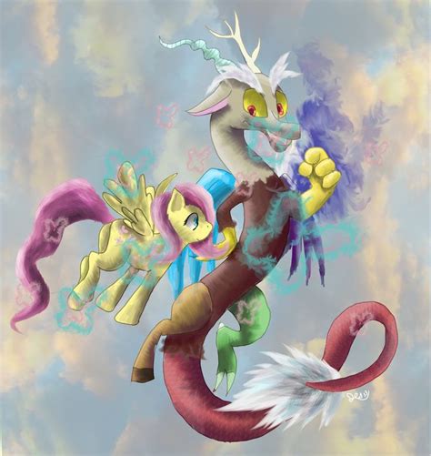 Fluttershy And Discord Fluttershy Little Pony Disney Characters
