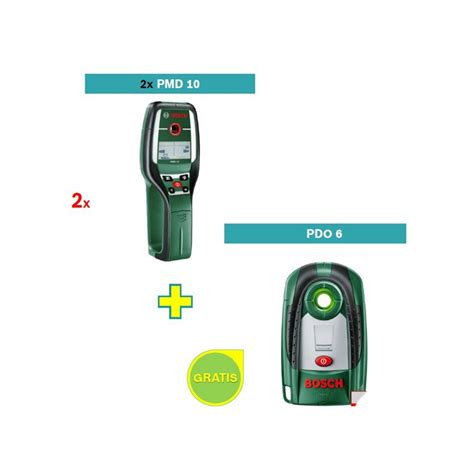 The bosch pmd 10 is able to detect studs such as cables, wiring and woods which might be behind walls. Detektor metala Bosch PMD 10 2 kom + Bosch PDO 6 detektor ...