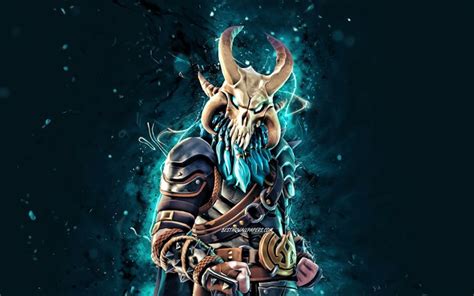 Full hd phone fortnite wallpapers. Download wallpapers Ragnarok, 4k, blue neon lights, 2020 ...