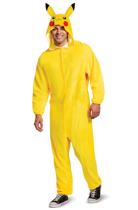 Pikachu Classic Adult Costume Purecostumes Com