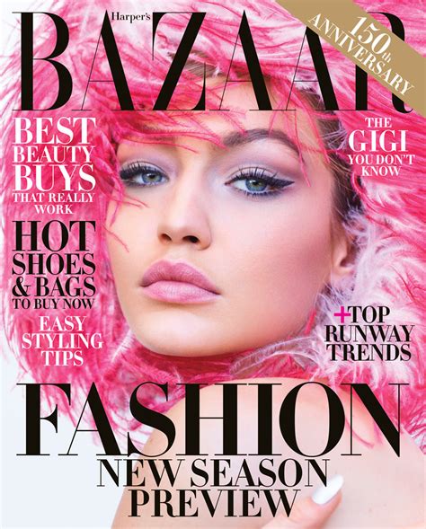 Gigi Hadid June July 2017 Harper Bazaar Magazine Fashion Dolce Gabbana