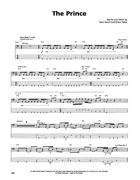 The Prince By Metallica Bass Tab Guitar Instructor