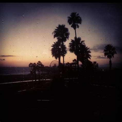 Rainy Dusk Overlookin The Santa Monica Pier Americanfilmm Flickr
