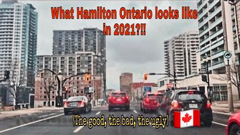 Hamilton Drive Through Downtown Hamilton City Tour Ontario Canada
