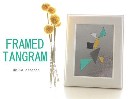 Framed Tangram Frame Tangram Arts And Crafts For Kids
