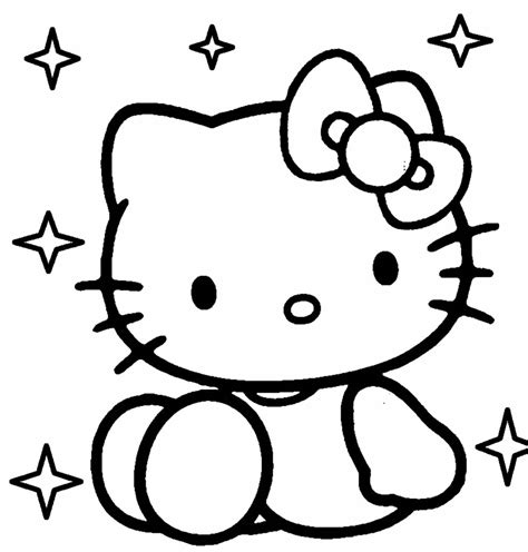 30 Desenhos Para Colorir Da Hello Kitty Como Fazer Em Casa