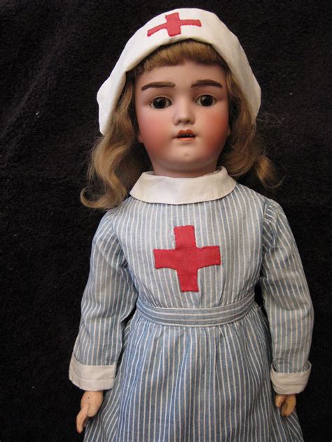 Handwerk Nurse Antique Doll Dress Antique Dolls Doll Clothes