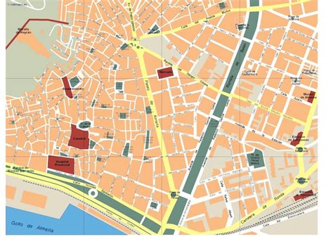 Mapa Vectorial Almeria A City Map Illustrator Eps Vector Maps My Xxx Hot Girl