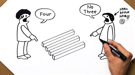 3 Or 4 Funny Optical Illusion Drawing Satisfying Video Youtube