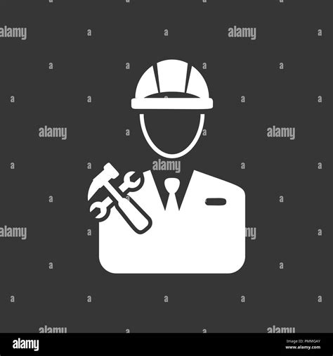 Engineer Icon Vector Stock Vector Image And Art Alamy