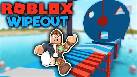Roblox Wipeout The Hardest Obstacle Course Ever Youtube