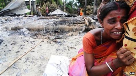 India Thousands Flee Home After Fresh Assam Violence Bbc News