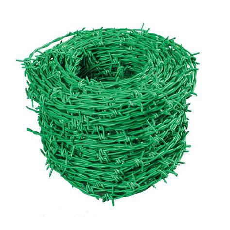 Green Pvc Coated Barbed Wire Kg