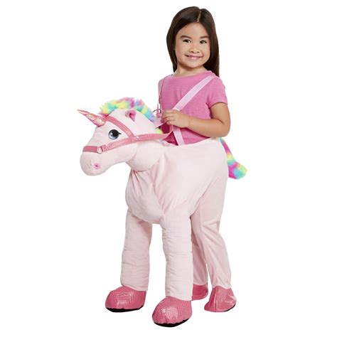 Toddler Pink Unicorn Ride On One Size Halloween Dress Up Role Play