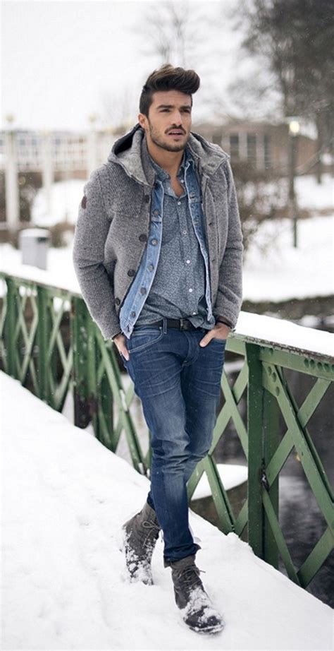 Coolest Winter Outfits For Men In Bring The Heat
