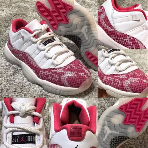 Wmns Air Jordan 11 Low Pink Snakeskin Release Date Sole Collector