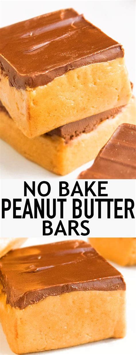 No Bake Peanut Butter Bars Via Cakewhiz Best Dessert Recipes Candy Recipes Bars Recipes