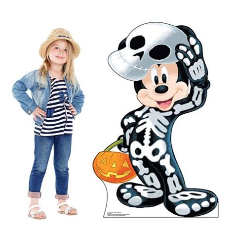 Skeleton Mickey Life Size Cardboard Standee 42 X 27 Disney