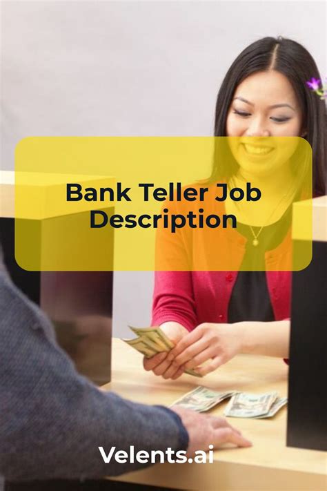 Bank Teller Job Description In 2022 Job Description Bank Teller Job