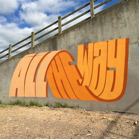 Incredible Multi Layered Lettering Murals By Pref Daily Design
