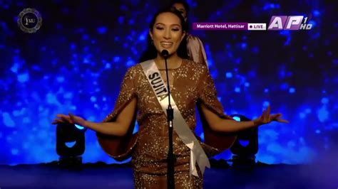 Miss Universe Nepal 2020 Top 18 On Stage Youtube