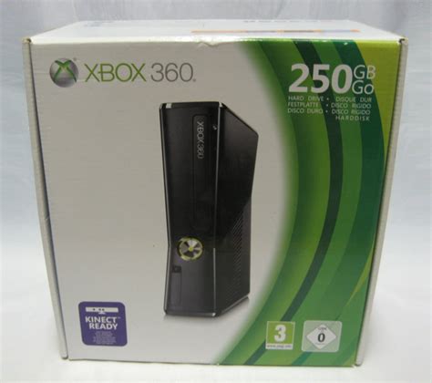 Xbox 360 Slim 250gb Console Set Halo 4 Pack Boxed Xbox 360