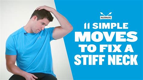 11 Simple Moves To Fix A Stiff Neck Youtube