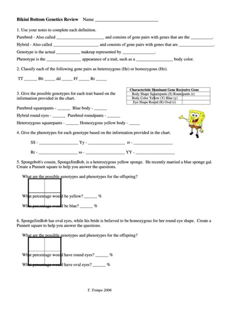 We provide a range of services to the book industry internationally, aiding the discovery and purchase, distribution and sales measurement. Bikini Bottom Genetics Worksheet Answer Key - Worksheet List