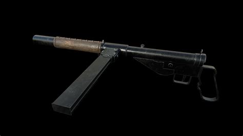 3d Model Sten Smg Collection Pack Vr Ar Low Poly Cgtrader