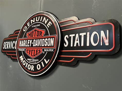 Large Harley Davidson Wall Sign John Cowell Limited