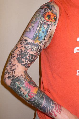 sandman sleeve large tattoos hot tattoos body art tattoos i tattoo tattoos for guys sandman
